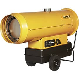 Canon fioul à combustion indirecte 80/110 kW – 5300 m³/h